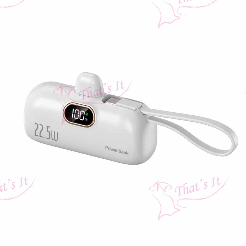 Akupank 5000 mAh-valge