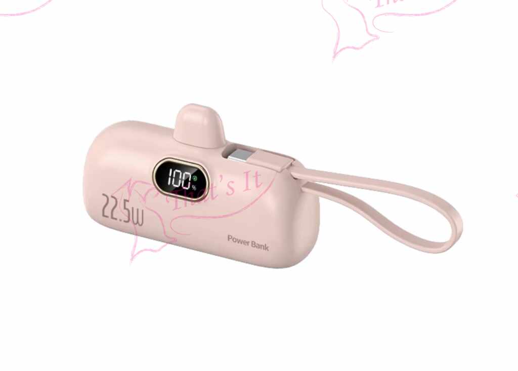 Akupank 5000 mAh-roosa