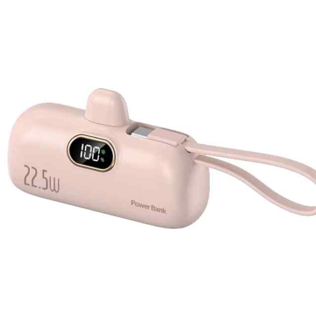 Akupank 5000 mAh-roosa