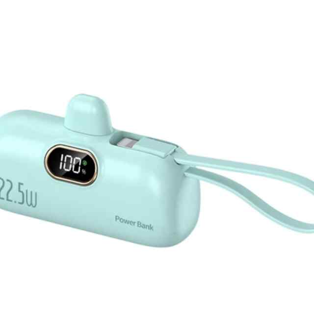 Akupank 5000 mAh-roheline