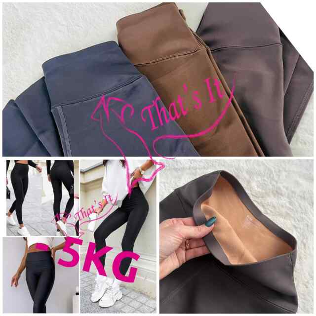 Seest soojad spandex retuusid-must
